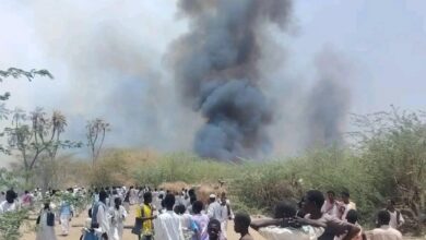 حريق واسع يلتهم أحياء جنوبية في همشكوريب وسط صعوبات في الإطفاء بسبب شح المياه
