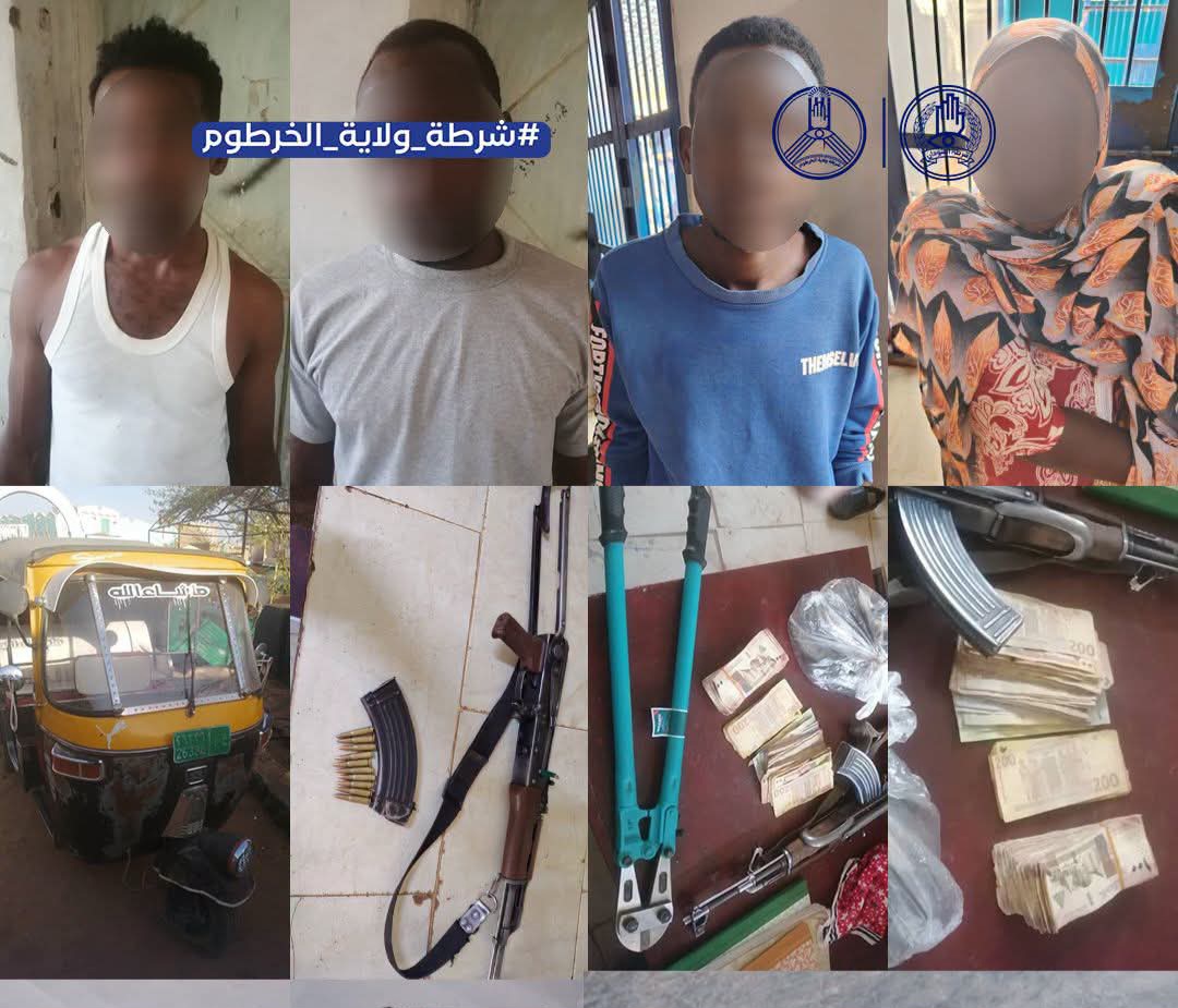 حملات ليلية بالخرطوم توقف 24 متهماً و تسترد مسروقات بملايين الجنيهات