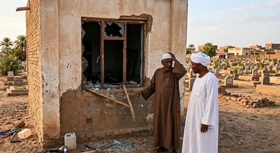 لصـ ـوص يقتحمون غرفة المقابر ويسرقون حافظات الموتى ومعدات الحفر